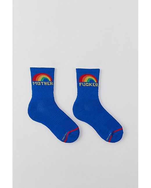 Mother Blue Baby Steps Crew Sock