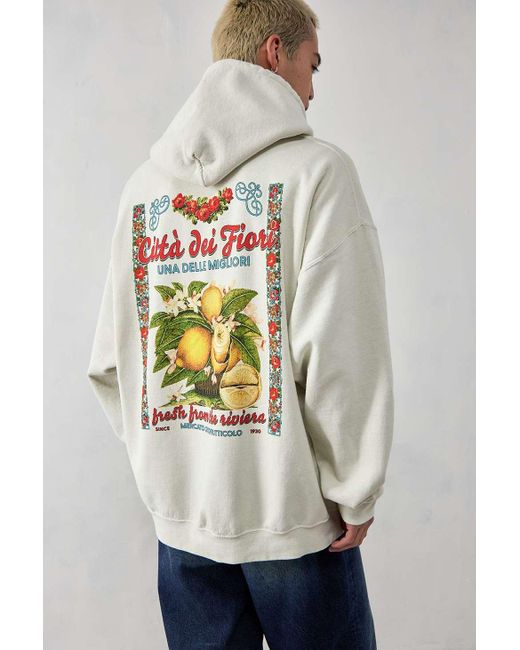 Urban Outfitters Natural Uo - hoodie "citta dei fiori"