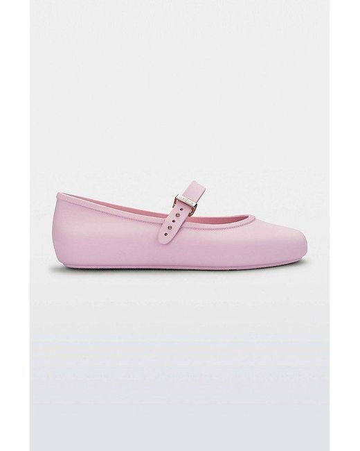 Melissa Pink Soft Jelly Ballerina Flat