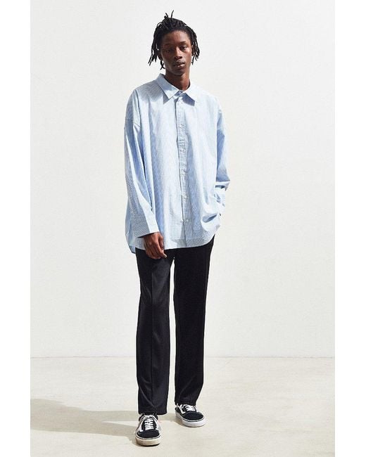 Urban Outfitters Uo Oversized Dress Shirt in Blue for Men | Lyst