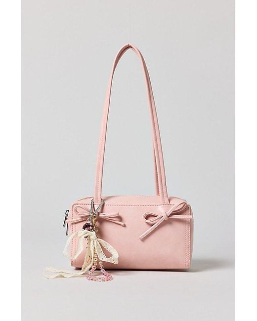 Kimchi Blue Pink Bow Rectangle Shoulder Bag