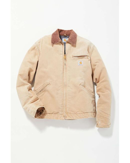 Urban Renewal Natural Vintage Carhartt Beige Workwear Jacket
