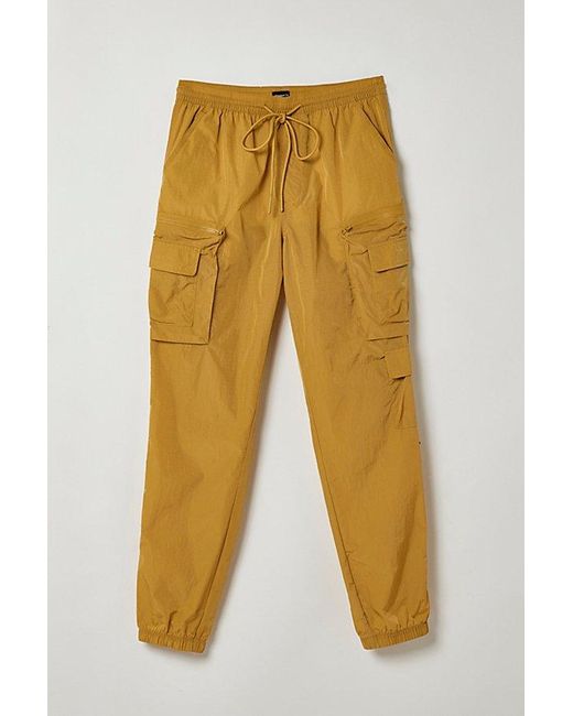 Standard Cloth Metallic Technical Nylon Cargo Pant for men
