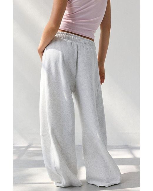 Out From Under Gray Essential Barrel Leg Full Length Sweatpant