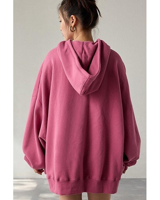 Out From Under Pink 24 Hour Oversized Hoodie Sweatshirt