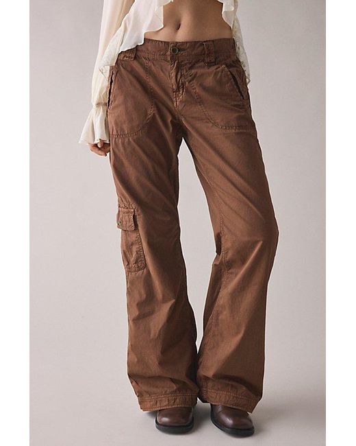 BDG Brown 360 Utility Low-Rise Straight Leg Pant