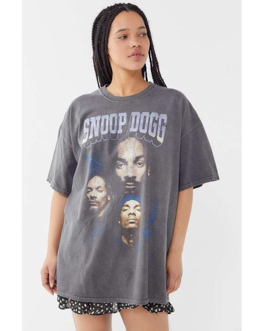 Urban Outfitters Gray Snoop Dogg Oversized Tee