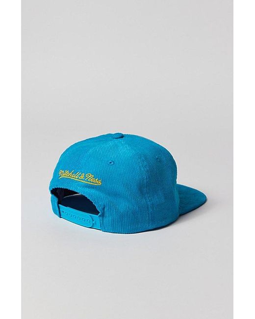 Mitchell & Ness Blue Ucla Bruins Cord Snapback Hat for men
