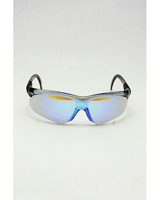 Urban Outfitters Blue Vintage Silas Sports Sunglasses for men