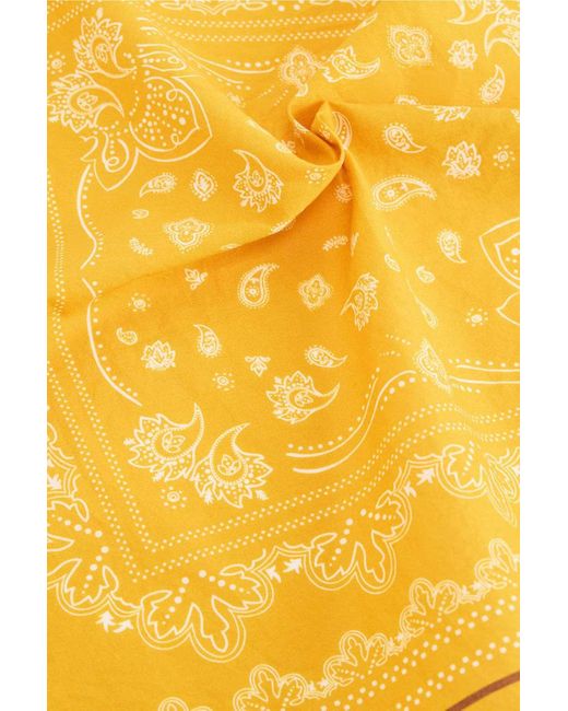 Urban Outfitters Uo Yellow Bandana Cotton Headscarf for men