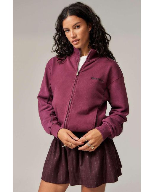 iets frans Purple Harri Piped Track Top Xl At Urban Outfitters