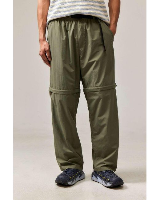 Gramicci Green Sage Convertible Trail Pants for men