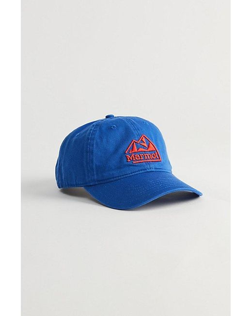 Marmot Blue Aulin Baseball Hat for men