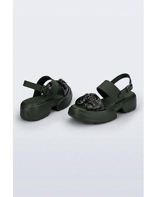 Melissa Black Push Platform Sandal