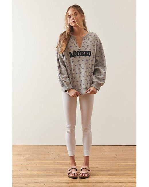 Out From Under Gray Jayden Printed Sweatshirt