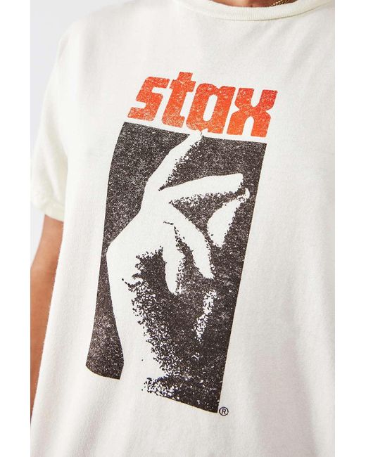 Urban Outfitters White Uo Stax T-shirt