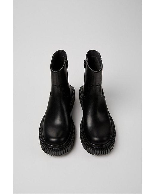 Camper Black Pix Berlin Leather Ankle Boot