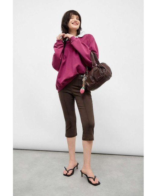 iets frans Red Caprice Capri Trousers