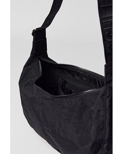 Baggu Black Medium Nylon Crescent Bag