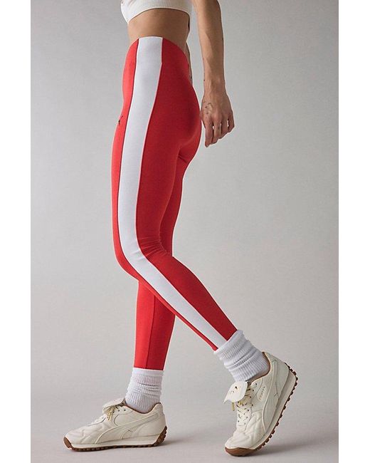 PUMA Red T7 Zip-Front Legging