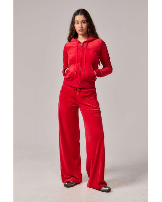 Juicy Couture Red Uo Exclusive Bow Hoodie