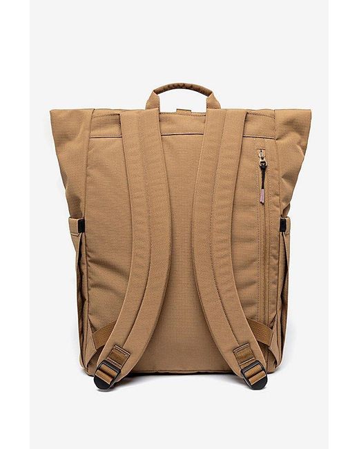 Lefrik Black Lars Roll Backpack for men