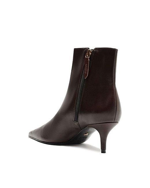 SCHUTZ SHOES Brown Mikki Kitten Heel Ankle Boot