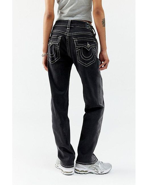 True Religion Blue Ricki Mid-Rise Relaxed Jean