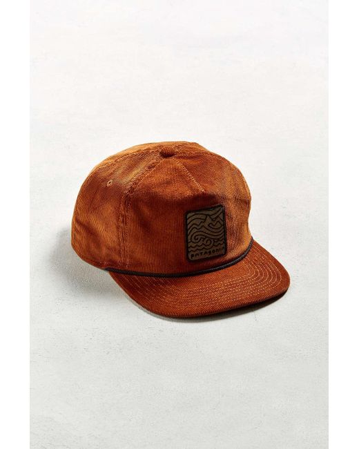 Patagonia Brown Seazy Breezy Corduroy Hat for men