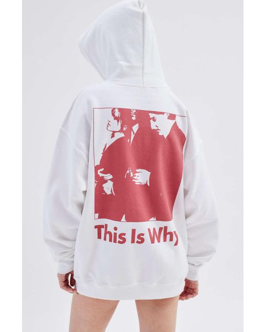 Urban Outfitters White Paramore Hoodie Sweatshirt