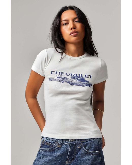 Urban Outfitters Gray Uo Chevrolet Baby T-shirt