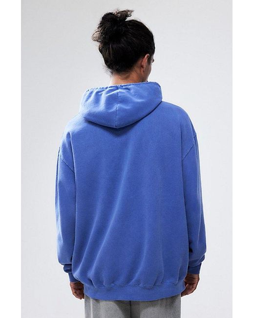 Urban Outfitters Blue Uo E-Star Zip-Through Hoodie Sweatshirt for men
