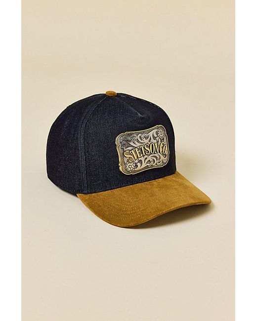 Stetson Blue Buckle Baseball Hat for men
