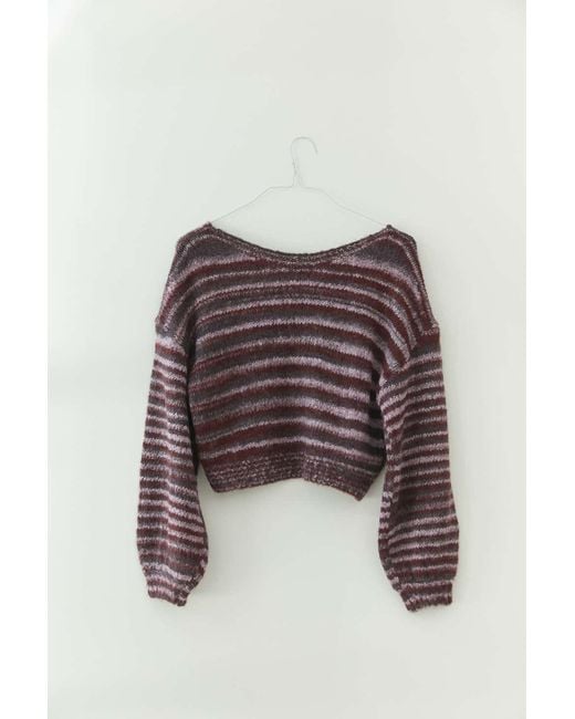 Urban Outfitters Red Uo Lyra Pullover Sweater