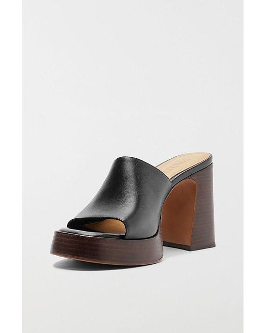 SCHUTZ SHOES Black Rowan Platform Mule