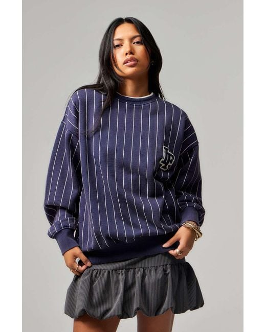 iets frans Blue Pinstripe Sweatshirt