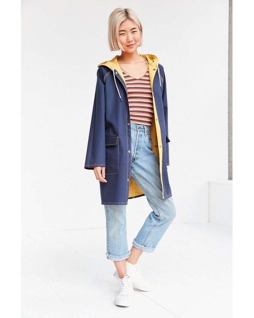 BDG Reversible Fisherman Raincoat in 