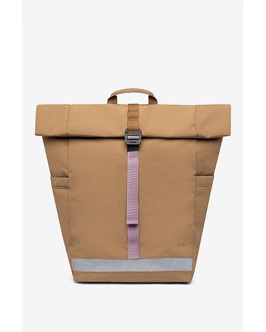 Lefrik Black Lars Roll Backpack for men