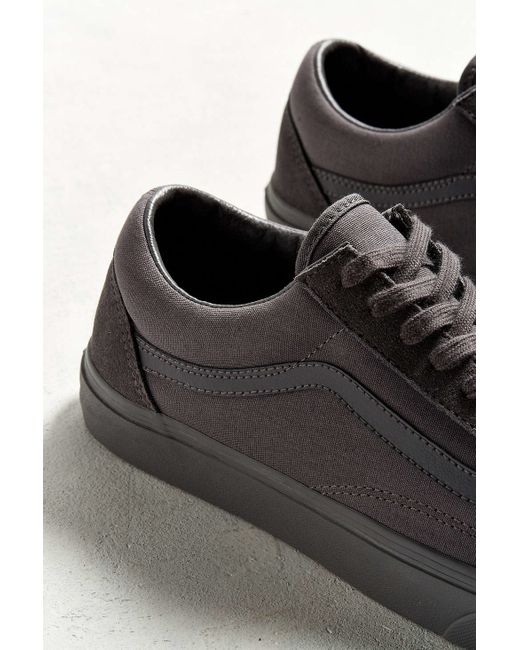 Vans Old Skool Mono Sneaker in Gray for Men | Lyst