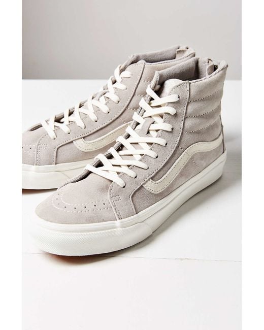 Vans Scotchgard Sk8-hi Slim Zip Sneaker in Gray | Lyst | Sneaker low
