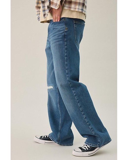 BDG Blue Straight Bootcut Jeans for men