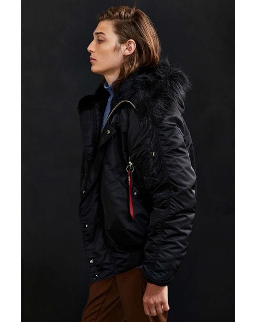 ®️ Alpha N-2B Flight Jacket Black XL Alpha Industries Men's N-2B Short Waist Parka (XS, Black) at