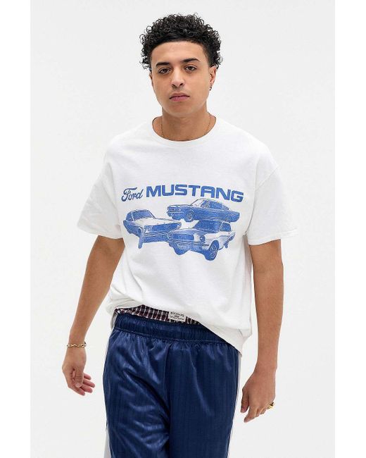 Urban Outfitters Uo White Ford T-shirt for men