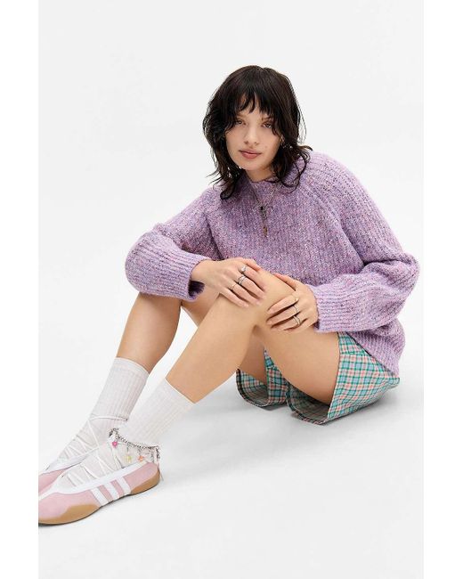 Urban Outfitters Purple Uo Neptune Ribbed Jumper