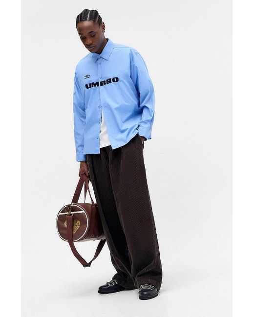 Umbro Uo Exclusive Blue Logo Oxford Shirt for men