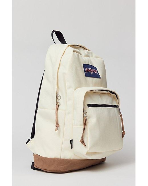Jansport White Right Backpack