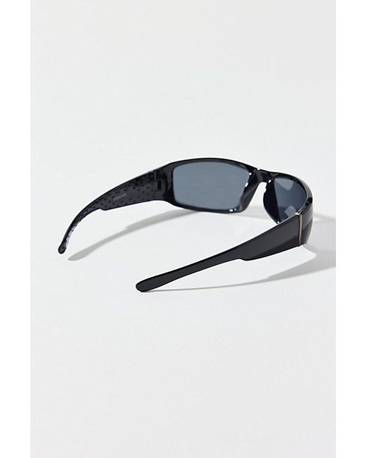 Urban Outfitters White Damon Shield Sunglasses for men