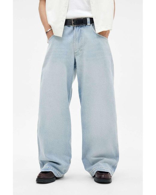 BDG Blue Neo Bleach Jeans for men