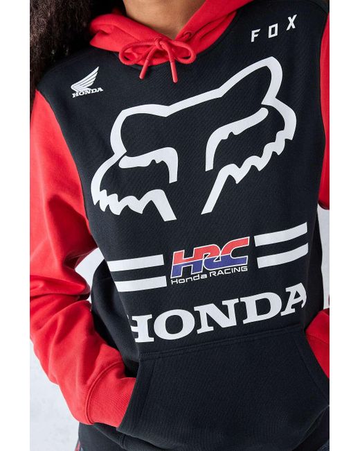 Fox X Honda & Red Hoodie