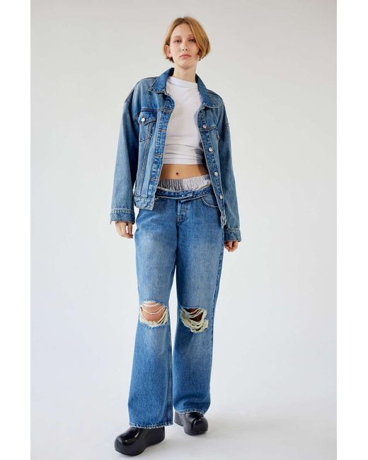 BDG Mid-rise Baggy Jean in Blue | Lyst